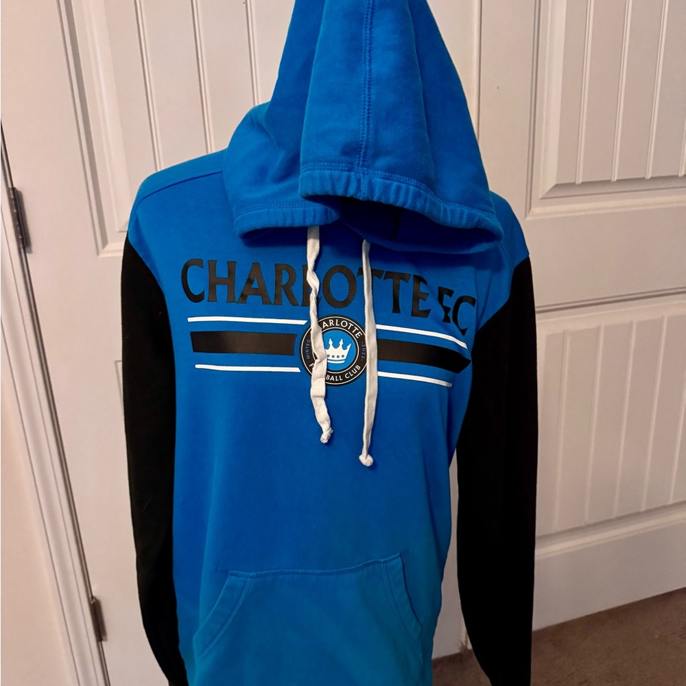 Charlotte FC color block youth medium hoodie